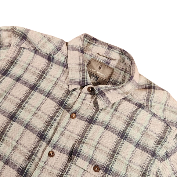 Royal Robbins Other - Royal Robbins Men L Short Sleeve Button Up Shirt Outdoor Hiking Lightweight Mesh